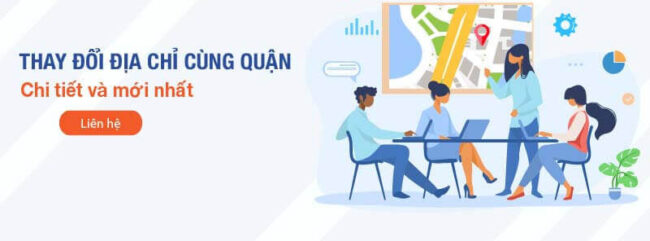 thay đổi địa chỉ công ty cùng quận 